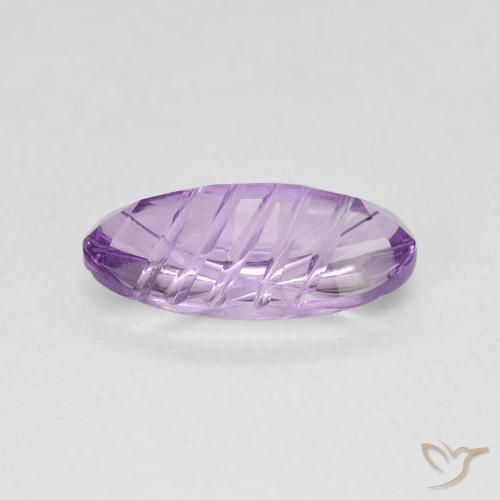 Ametista Rosa viola medio naturale da 2.03 ct, Ovale, Trasparente