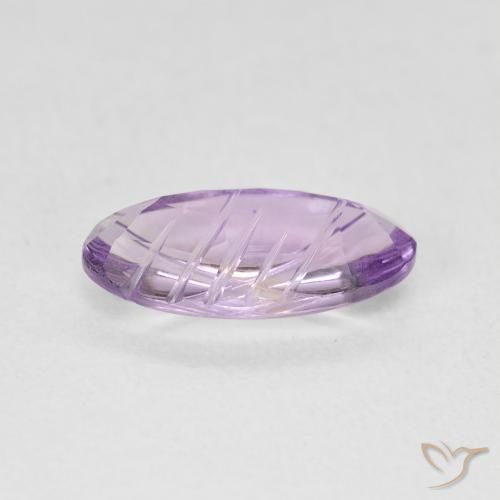 Ametista Viola rosa medio naturale da 1.86 ct, Ovale, Trasparente