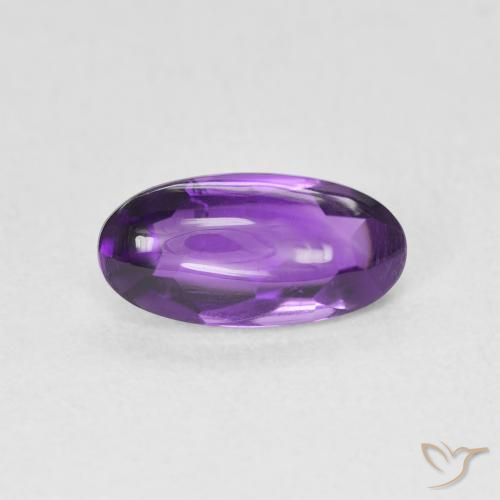 1.27ct Naturale Medium Light-Violet Ametista, Ovale, Trasparente