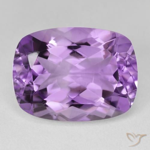 18.30ct Naturale Viola violaceo medio Ametista, Cuscino, VVS-VS