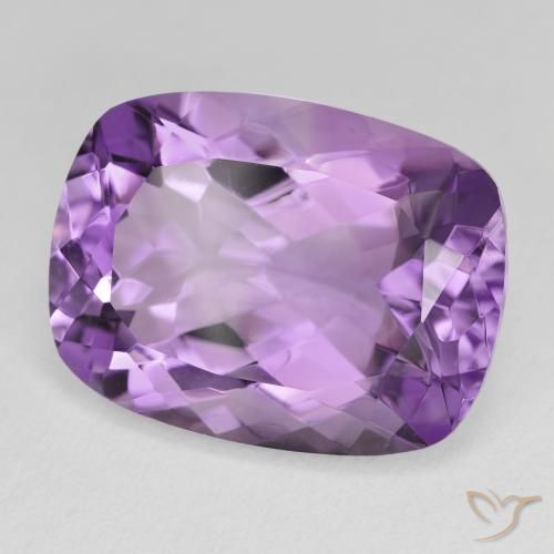 Ametista Viola violaceo medio naturale da 18.30 ct, Cuscino, VVS-VS