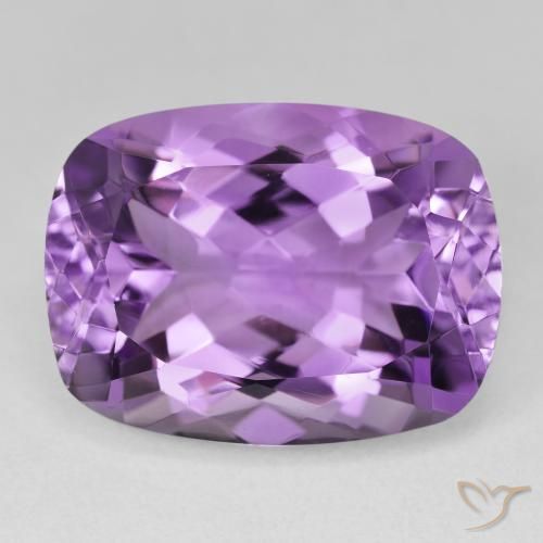 19.24ct Naturale Viola chiaro-medio Ametista, Cuscino, VVS-VS