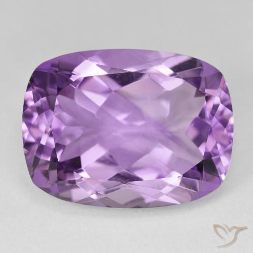 18.37ct Naturale Viola chiaro-medio Ametista, Cuscino, VVS-VS