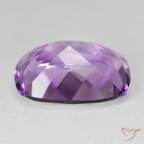 Ametista Viola chiaro-medio naturale da 18.37 ct, Cuscino, VVS-VS