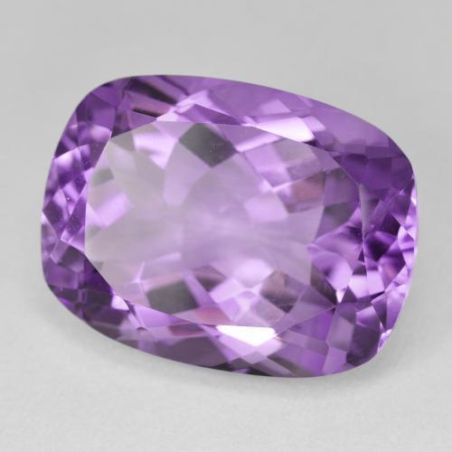 Ametista Viola medio naturale da 19.50 ct, Cuscino, VVS-VS