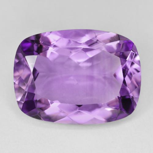 15.62ct Naturale Medium Light Purplish-Violet Ametista, Cuscino, VVS-VS