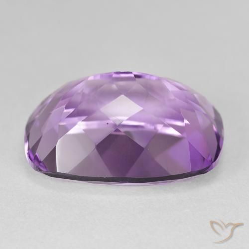 Ametista Viola chiaro-medio naturale da 19.44 ct, Cuscino, VVS-VS