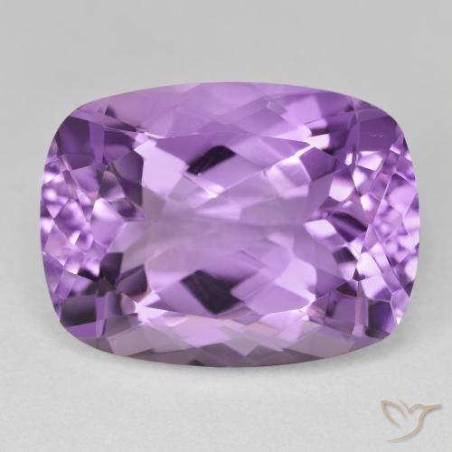 20.06ct Naturale Viola chiaro-medio Ametista, Cuscino, VVS-VS