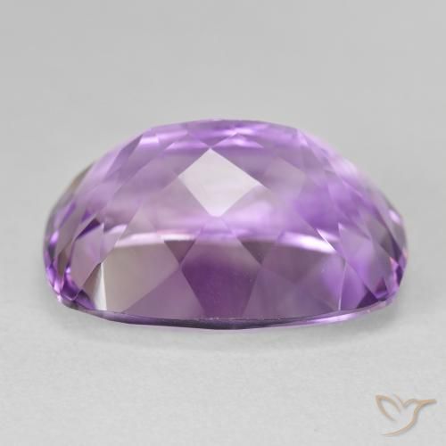 Ametista Viola chiaro-medio naturale da 20.06 ct, Cuscino, VVS-VS