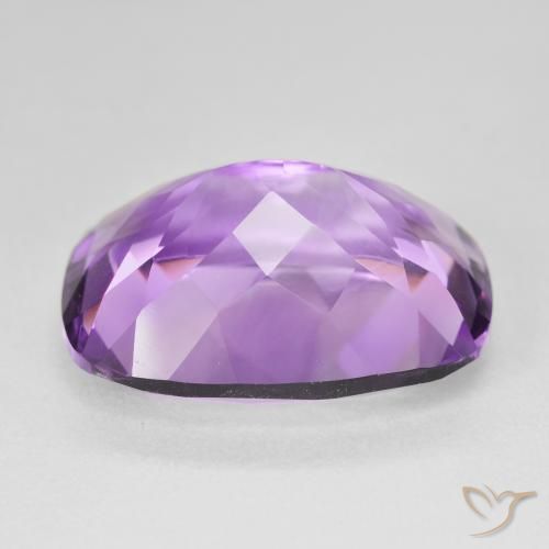 Ametista Viola Rosato Medio naturale da 18.69 ct, Cuscino, VVS