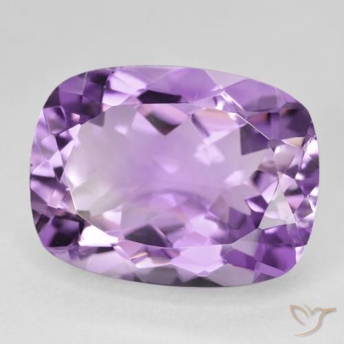 Ametista Viola rosa medio naturale da 18.76 ct, Cuscino, VS