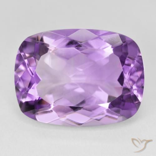 17.51ct Naturale Viola medio Ametista, Cuscino, VS