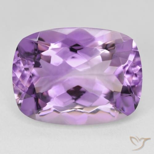 19.13ct Naturale Viola tendente al rosa Ametista, Cuscino, VVS