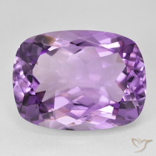19.70ct Naturale Violetto rosato Ametista, Cuscino, VVS