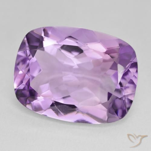 Ametista Viola rosa medio naturale da 17.03 ct, Cuscino, VVS