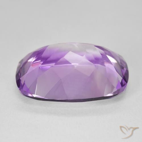 Ametista Viola rosa medio naturale da 17.03 ct, Cuscino, VVS