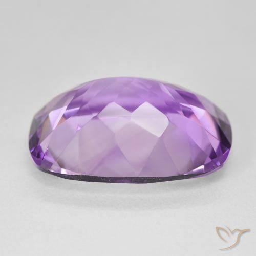 Ametista Viola chiaro-medio naturale da 16.52 ct, Cuscino, VVS
