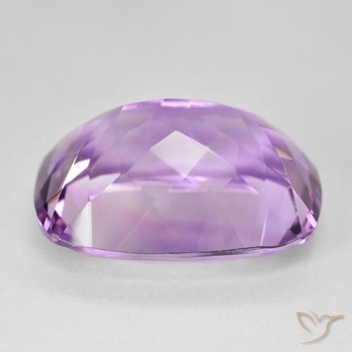 Ametista Viola chiaro-medio naturale da 19.53 ct, Cuscino, VVS
