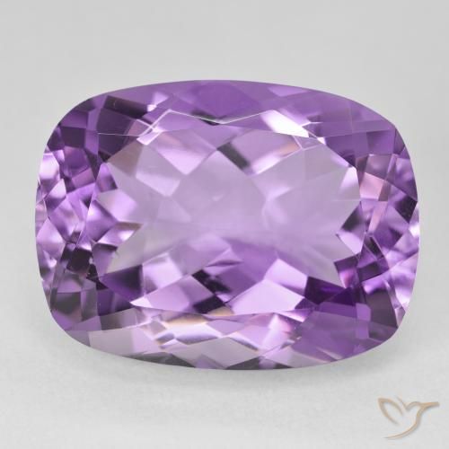 19.73ct Naturale Viola scuro Ametista, Cuscino, VS