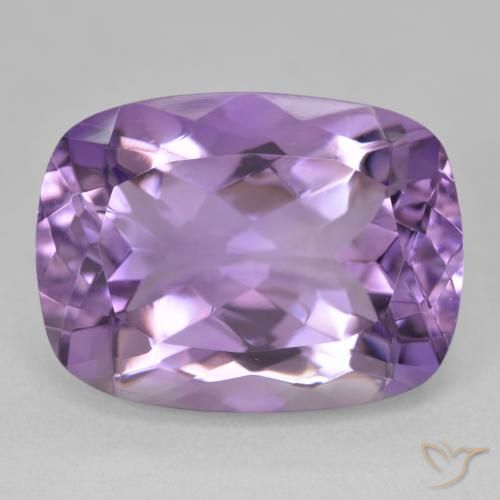 18.69ct Naturale Viola medio Ametista, Cuscino, VVS