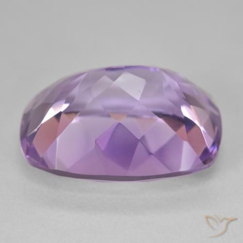 Ametista Viola chiaro-medio naturale da 19.50 ct, Cuscino, VVS
