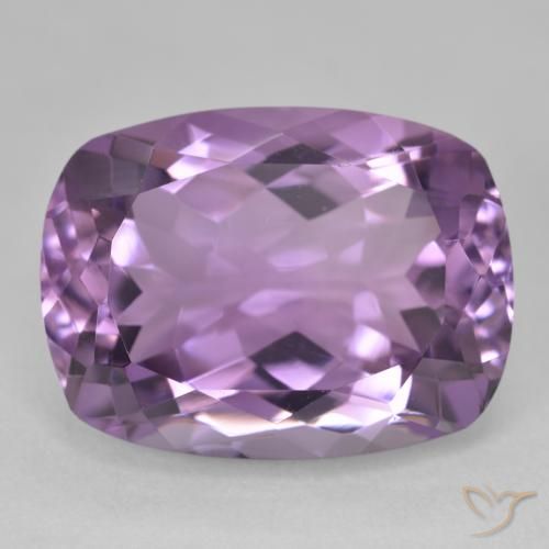 19.45ct Naturale Viola chiaro-medio Ametista, Cuscino, VVS