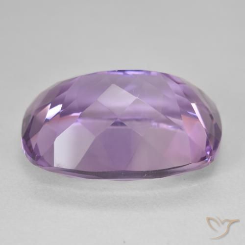 Ametista Viola chiaro-medio naturale da 19.45 ct, Cuscino, VVS