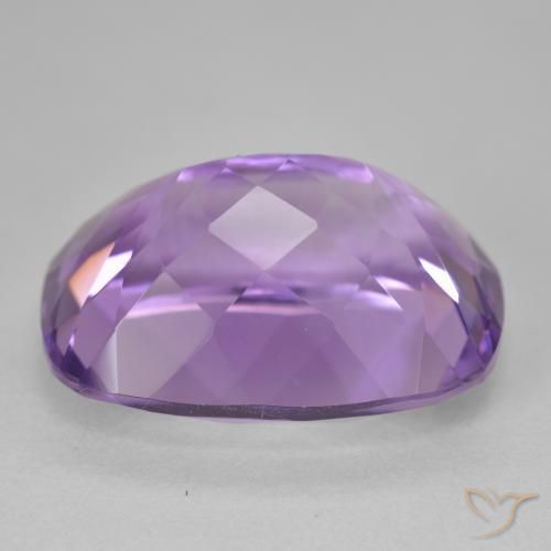 Ametista Viola medio naturale da 20.24 ct, Cuscino, VVS