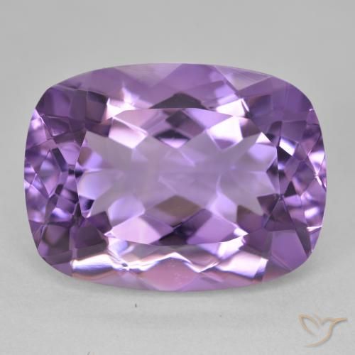 19.18ct Naturale Viola medio Ametista, Cuscino, VVS