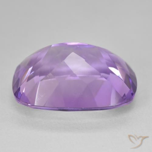 Ametista Melanzane Viola naturale da 18.92 ct, Cuscino, VVS