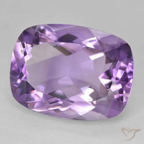 Ametista Viola medio naturale da 18.16 ct, Cuscino, VVS
