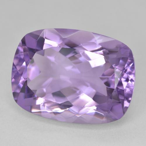 Ametista Viola medio naturale da 18.54 ct, Cuscino, VVS