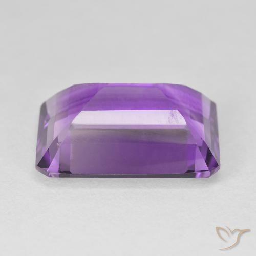Ametista viola vivido naturale da 14.38 ct, Ottagonale / Taglio smeraldo, VVS-VS