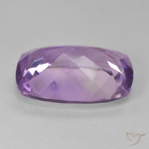Ametista Iris Violetta naturale da 10.90 ct, Cuscino, VVS