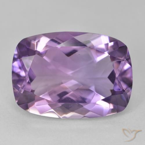 12.61ct Naturale violaceo Ametista, Cuscino, VVS