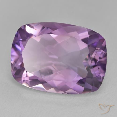 Ametista violaceo naturale da 12.61 ct, Cuscino, VVS