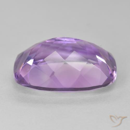 Ametista Viola medio naturale da 12.36 ct, Cuscino, VVS