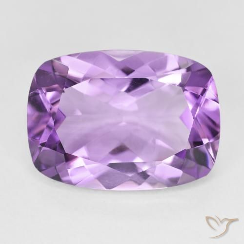 12.38ct Naturale Viola medio Ametista, Cuscino, VVS