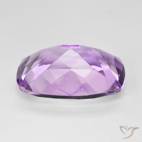 Ametista Viola rosa medio naturale da 11.55 ct, Cuscino, VVS