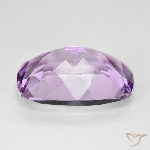 Ametista Viola rosa medio naturale da 11.76 ct, Cuscino, VVS