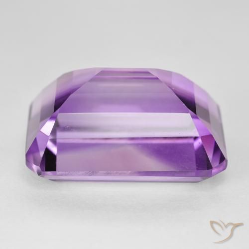 Ametista Viola Rosato Medio naturale da 22.47 ct, Ottagonale / Taglio smeraldo, VVS