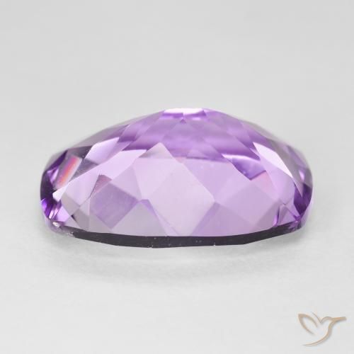 Ametista Viola tendente al rosa naturale da 10.92 ct, Cuscino, VVS
