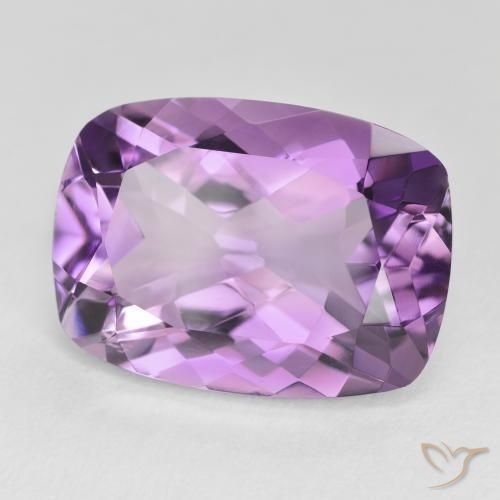 Ametista Viola Rosato Medio naturale da 13.17 ct, Cuscino, VVS
