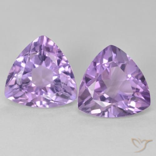 5.73ctw Naturale Viola medio Ametista, Taglio trillion, VS