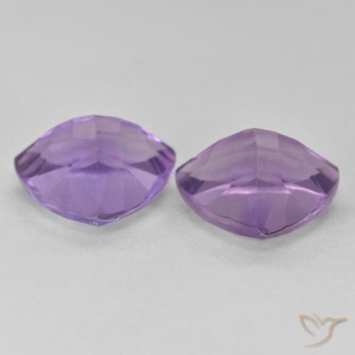 Gemme di Ametista Iris Violetta naturale da 5.50 ct, Taglio trillion, VS