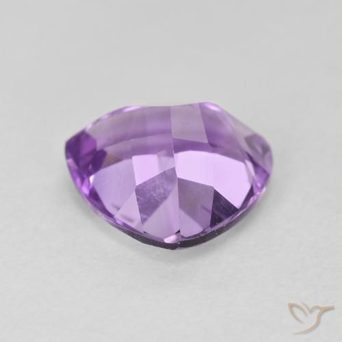 Ametista Viola tendente al rosa naturale da 2.78 ct, Taglio trillion, VVS-VS
