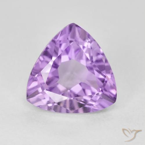 2.93ct Naturale Viola medio Ametista, Taglio trillion, VVS-VS