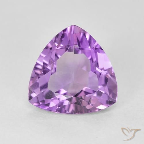2.83ct Naturale Viola tendente al rosa Ametista, Taglio trillion, VVS-VS