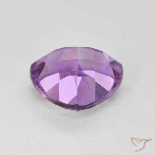 Ametista Viola tendente al rosa naturale da 2.83 ct, Taglio trillion, VVS-VS