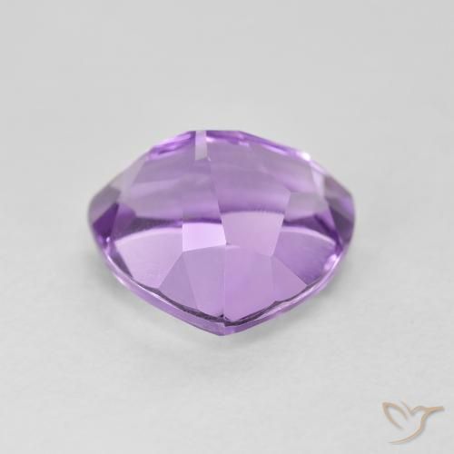 Ametista Viola tendente al rosa naturale da 3.08 ct, Taglio trillion, VVS-VS